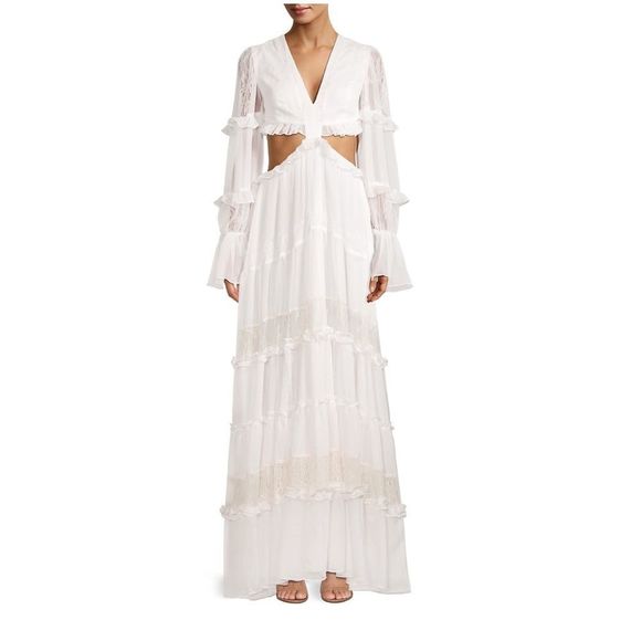 PatBO Lace-Trim Maxi Dress - Picture 2 of 9